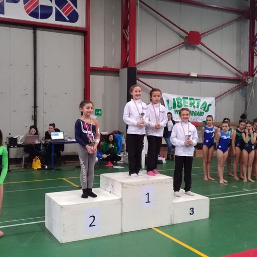 Il podio con la vittoria di Lydie Bollon e il 3° posto di Ilary Panuzzo