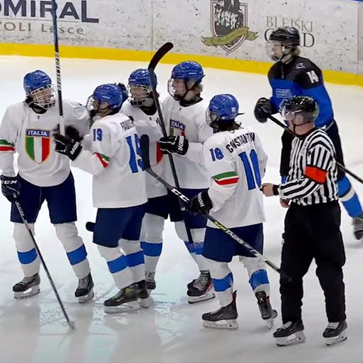 Hockey ghiaccio: Nazionale U18, esordio con vittoria per l'Italia al Mondiale di 1^ Divisione