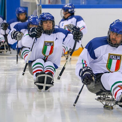Para Ice Hockey, l’Italia sul ghiaccio per preparare i Mondiali