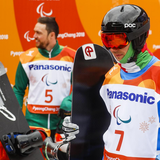 Para snowboard. Jacopo Luchini conquista la Coppa del mondo di cross