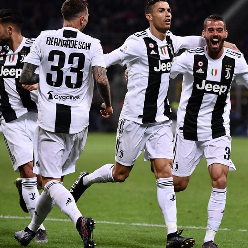Calcio: Finisce 1-1 Inter Juve; Cristiano Ronaldo risponde a Nainggolan
