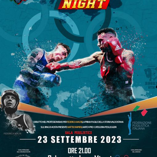 Sabato 23 Settembre al PalaMiozzi. Ritorna la boxe ad Aosta