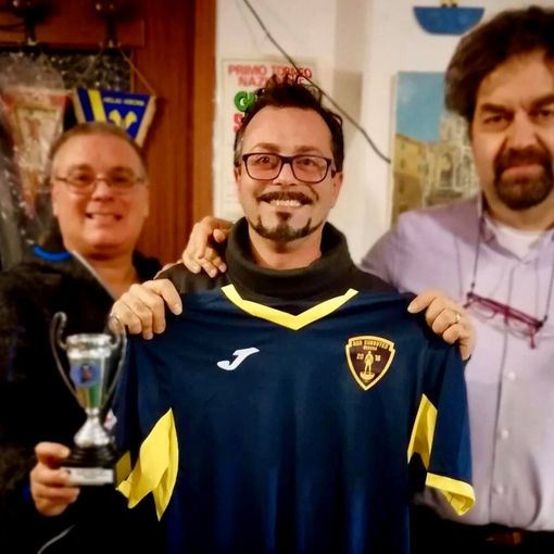 Christian Mascitti (al centro) quando militava nel ASD Flickers Milano con Paolo Ciboldi (dx) e Fabrizio Maiandi
