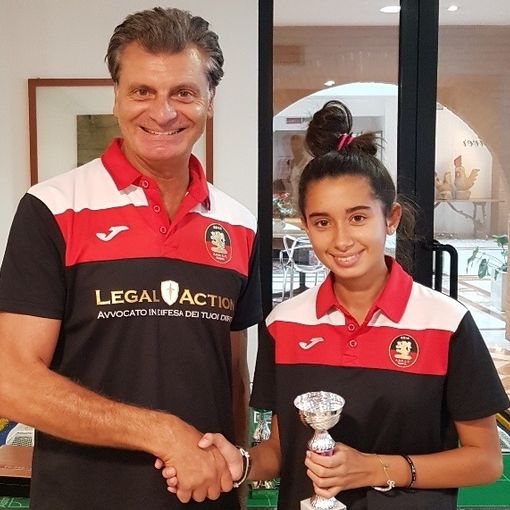 Julia Filippella insieme a Orlando Navarra