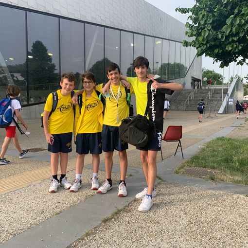 Da sn: Alexis Ghignone, Jacquy Péaquin, Matteo Espositi e Davide Merighi