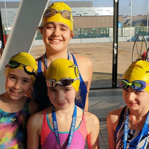 da sx Arianna Musso, Clio Didonato, Hélène Brunet e Annamaria Fazari (dietro