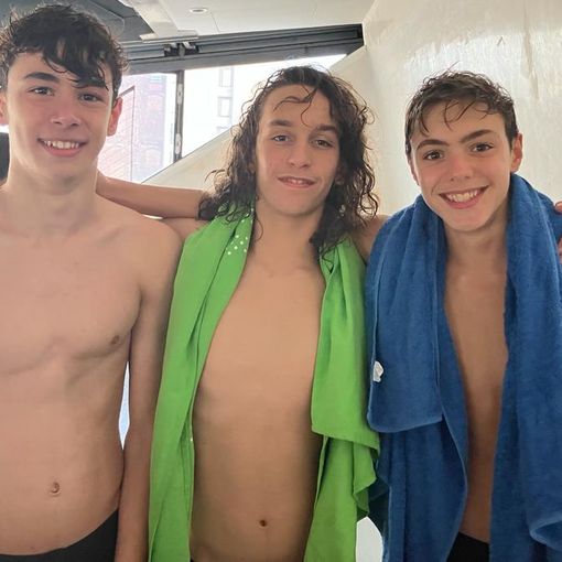 Da sn: Mattia Savoia, Lorenzo Miserocchi e Tommaso Navarretta