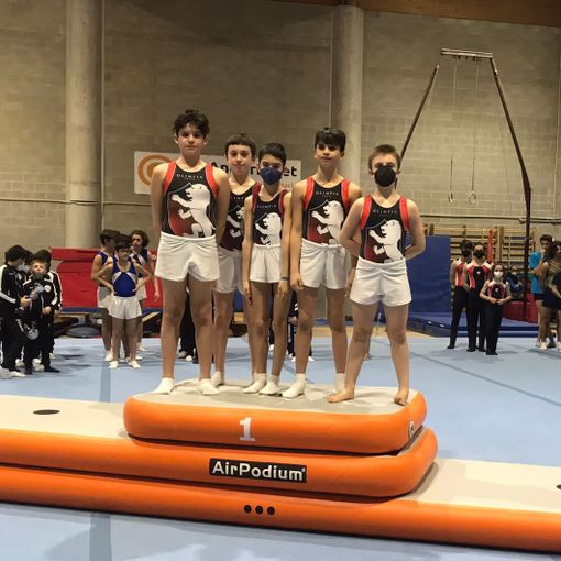 Gabriel Fuccio, Mattia Coutandin, Eric Mombelli, Riccardo Durello e Gabriele Mordenti