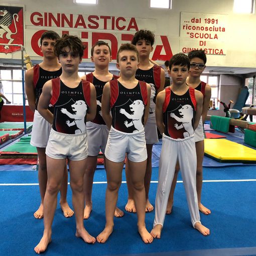 Riccardo Durello, Alessandro Sganga, Mattia Coutandin, Gabriele Mordenti, Gabriel Fuccio, Mattia Durello (impegnato nel campionato allievi gold) e Eric Mombelli