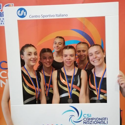 Ginnastica: Brave le ginnaste dell'Olimpia alla finalr campionato nazionale CSI