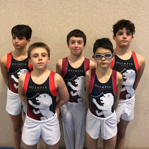 Riccardo Durello, Gabriele Mordenti, Mattia Coutandin, Eric Mombelli e Gabriel Fuccio