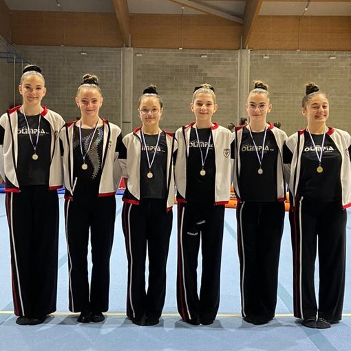 Ginnastica: Olimpia Aosta, brillano le Junior Silver a Torino