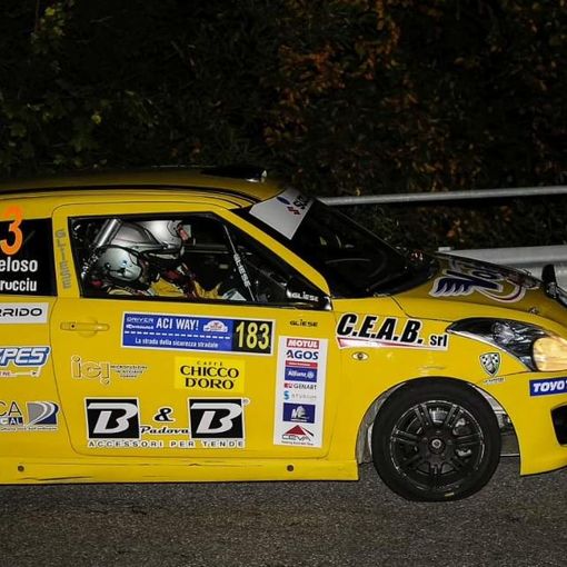 Peloso al Rally di Como nel 2019