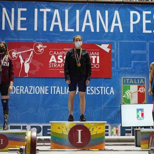 Pesistica: Noemi Kraia agli italiani assoluti alza il bronzo