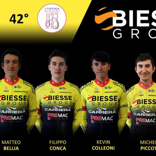 Ciclismo: Michel Piccot in giallonero al Giro d'Italia Under 23