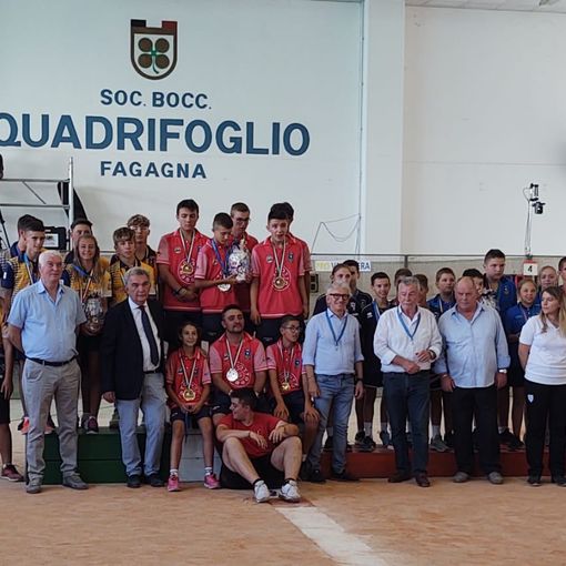La squadra di CoppaBocce: All'Auxilium Saluzzo il titolo di società Under 15