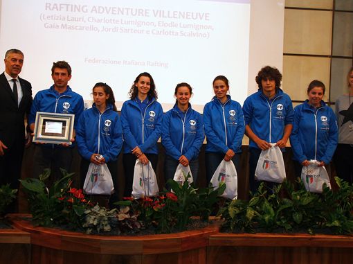 Rafting: Ai giovani del Villeneuve il premio della Giornata Olimpica