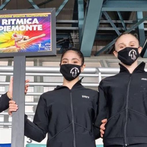 Ginnastica: Alessia Toscano e Sofia Righi brillano in serie B di ritmica