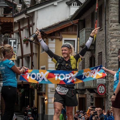 Sébastien Raichon, vincitore del Tor des Glaciers - Photo credits Alessandro Zambianchi | Zzam Agency