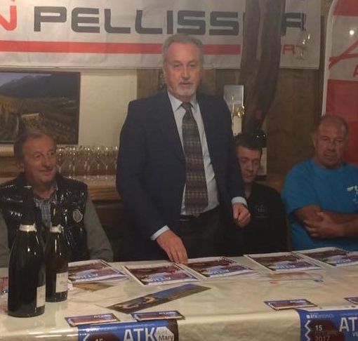 Da sn Gloriana Pellissier, Paolo Cheney, Andrea Rosset, Hervé Grosjean, Stefano Mottini e Maxim Joan