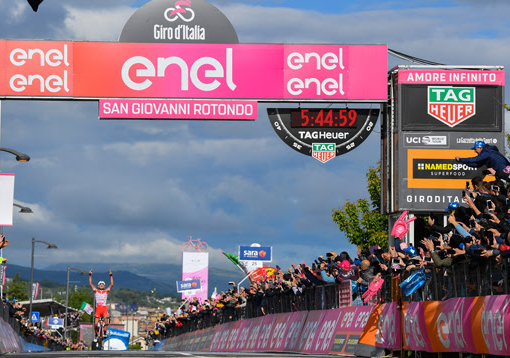 GIRO D'ITALIA: Finalmente si sono visti gli italiani e per di più giovani