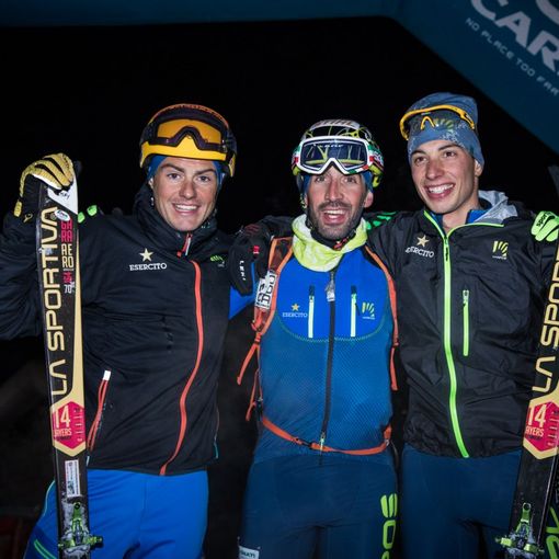 I tre vincitori Michele Boscacci, Robert Antonioli e Nadir Maguet