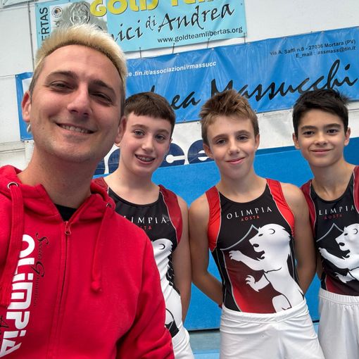 Mattia Coutandin, Eric Mombelli e Gabriele Mordenti