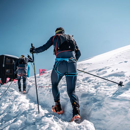 Verso la vetta della Monte Rosa SkyMarathon – a 4.554m, la gara più alta d’Europa. ©@josemiguelmunoze