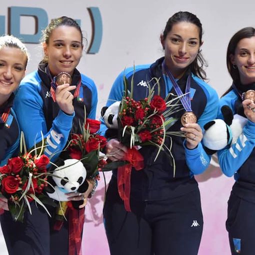 Coppa del mondo di spada femminile: Isola e Clerici terze nella prova a squadre a Chengdu