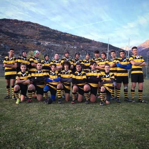 Gli under 16 dello Stade Valdotain