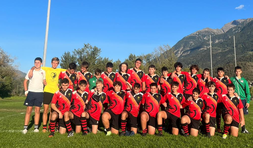 Rugby: Stade Valdôtain under 16 cadono contro il Volpiano