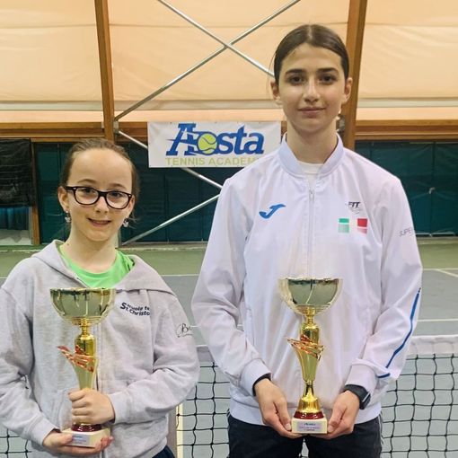 U.14 Femminile da sx Tovagliari e Paonessa