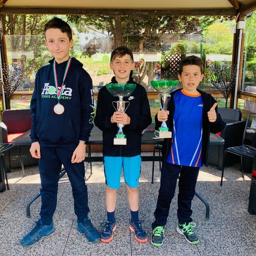 Premiazione &quot;Green&quot; con da sx Borsato, De Lio, Di Catro