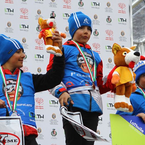 Sci Uno-due del Lecco nello slalom maschile Cuccioli 1