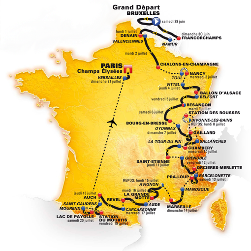 Ciclismo: Da domani il mondo del pedale si tinge di giallo