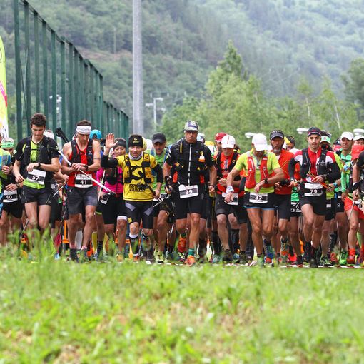 La partenza del Trail della Becca di Viou