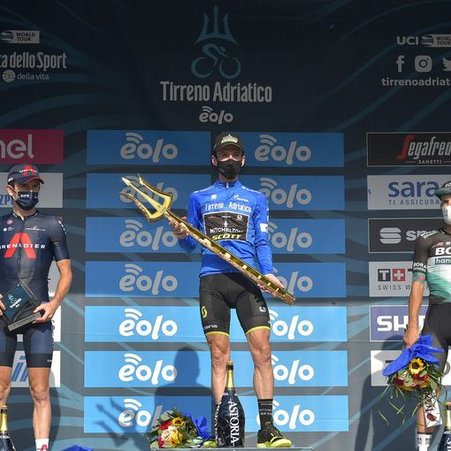 Ciclismo: Tirreno - Adriatico; Ganna, un successo di forza Yates una vittoria di esperienza