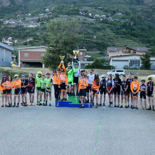Ciclismo: Gs Lupi Valle d’Aosta ‘bianco’ trionfa nella fase regionale del Trofeo Coni a Sarre