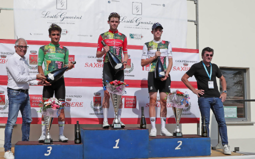 Ciclismo: Filippo Agostinacchio sul podio a Stradella