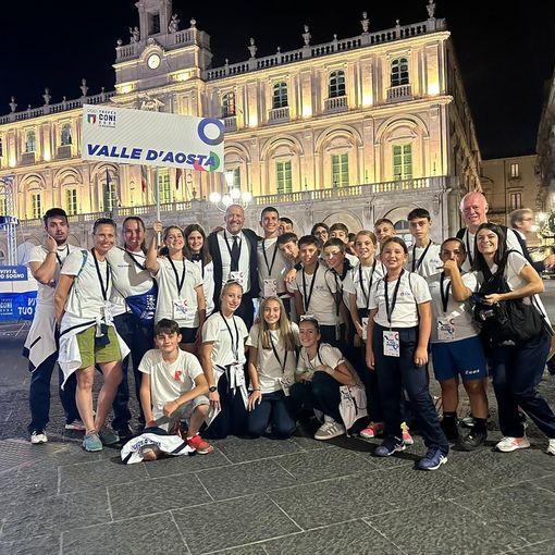 Valle d'Aosta protagonista alle finali nazionali del Trofeo CONI 2024: 4 giorni di sport a Catania e Palermo