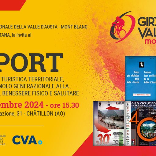 Lo sport come motore di promozione turistica e sviluppo sociale: convegno a Châtillon per i 60 anni del Giro ciclistico della Valle d'Aosta
