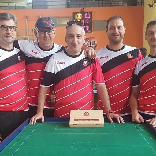 Da sx Giovanni Navarra, Arturo Azzaro, Dario Di Muri, Filippo Filippella, Fabrizio Maiandi