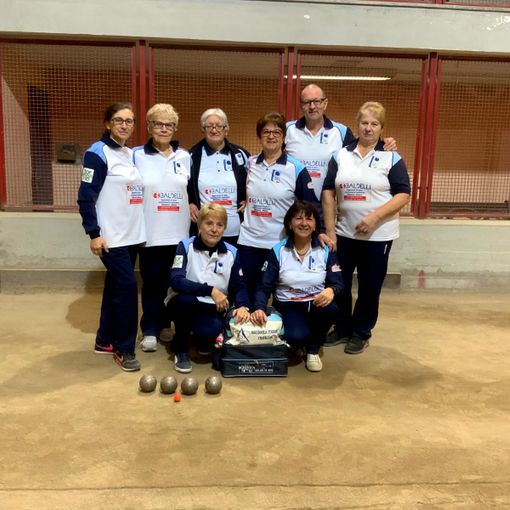 La squadra della Bocciofila Zerbion