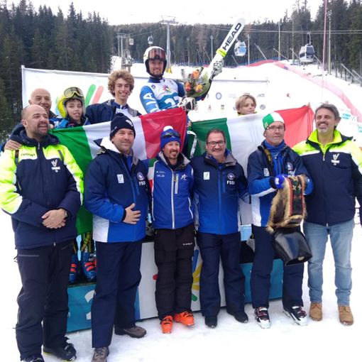 Winter Deaflympics. Quarto oro per Pierbon nello slalom gigante