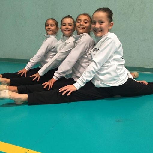 Sofia Falcicchio, Giada Seminara, Matilde Sistilli e Aline Léger