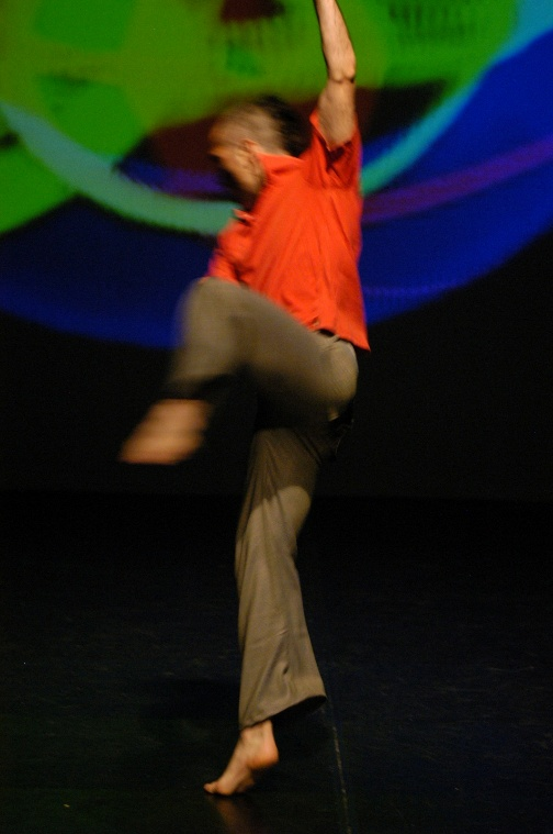 Il coreografo di danza contemporanea, Andrea Cagnetti, all’Institut de Danse du Val d’Aoste