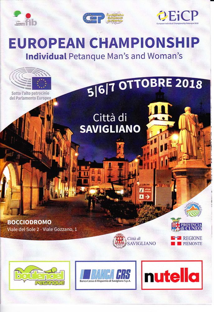 Petanque: a Savigliano il campionato europeo individiale