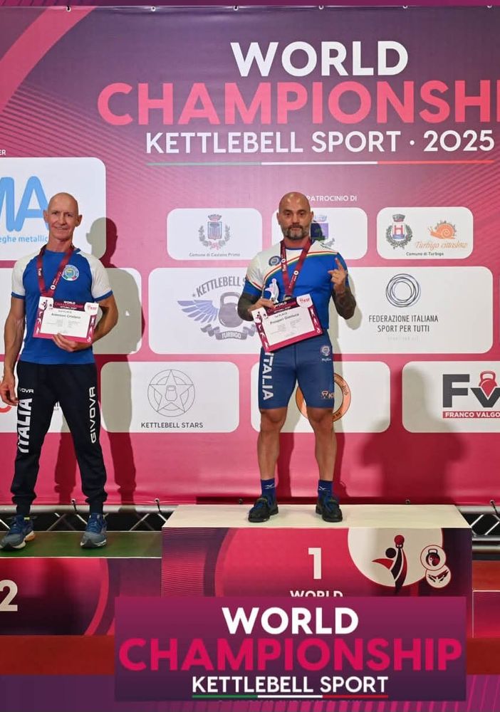 Kettlebell: Cristiano Arbenson, forza d’Argento mondiale!