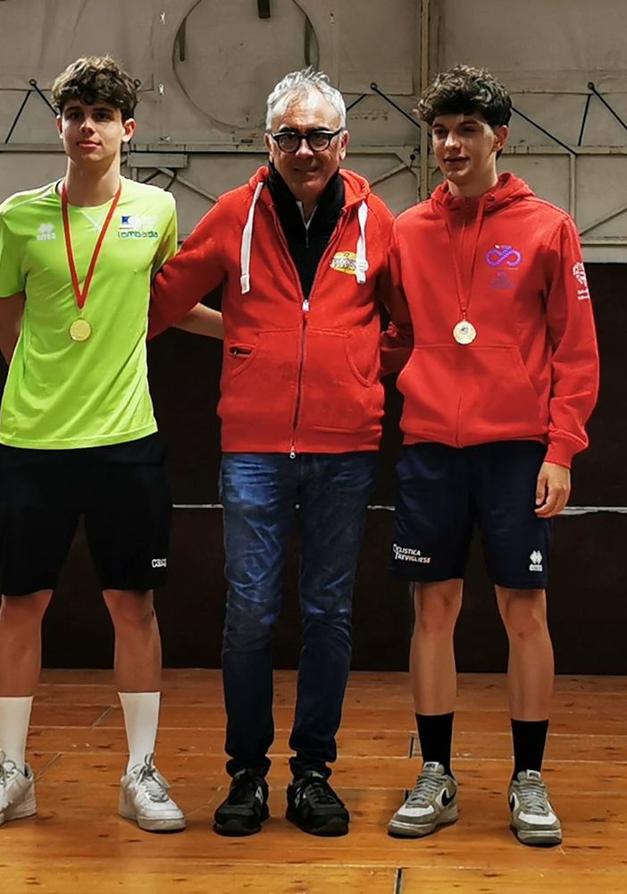 Kristian Blanc sul podio del Trofeo delle Regioni a San Francesco al Campo (TO)