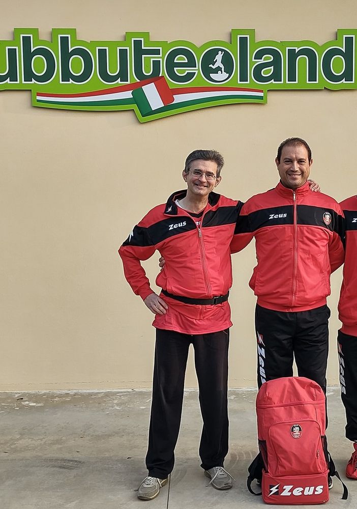 1° Tappa Guerin Subbuteo: la formazione dell’ASD CT Aosta in occasione della prima Tappa del Guerin Subbuteo, da sn Alessandro Rolle, Filippo Filippella e Francesco Zolfanelli